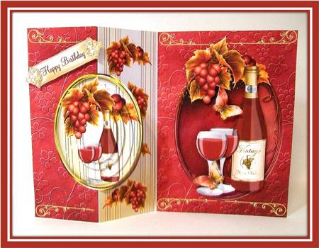 Gorgeous Vino No Holes Fold Card Mini Kit by Rae Trees