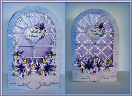 Purple Quick Card Front Duo by Rae Trees