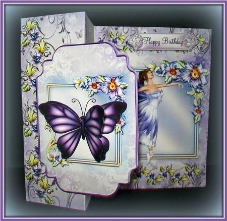 Ballerina Dreams No Holes Fold Mini Kit by Rae Trees
