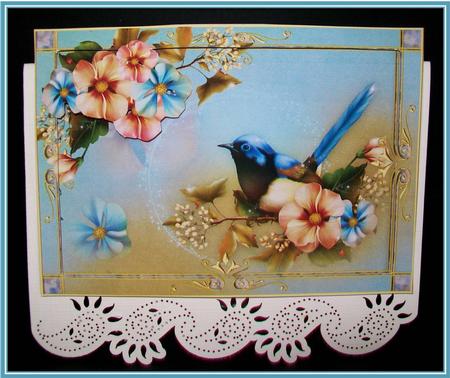 Magic Garden with Fairy Wren by Rae Trees