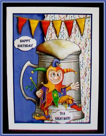 Birthday Celebration with Jester and a Pint by Rae Trees