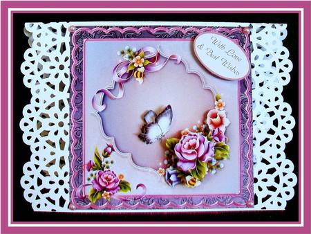 Enchanted Floral 6x6 Card Front by Rae Trees