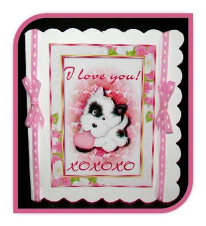 Puppy Love - I Love You! Xoxoxo by Rae Trees