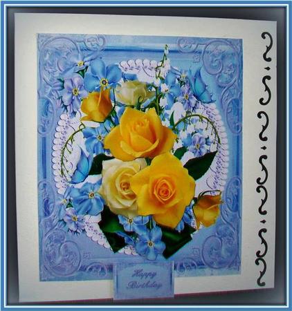Golden Rose Bouquet by Rae Trees