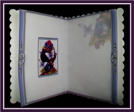 Purple Dreams Blank Insert by Rae Trees