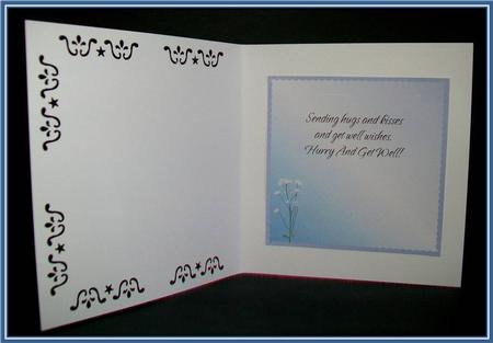 8 Inch Insert - Get Well Soon 4 by Rae Trees