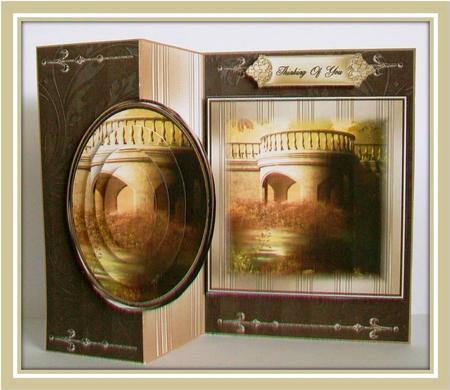 Masculine River View No Holes Fold Card Mini Kit by Rae Trees