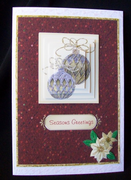 Christmas Baubles - Gold & Silver by Rae Trees