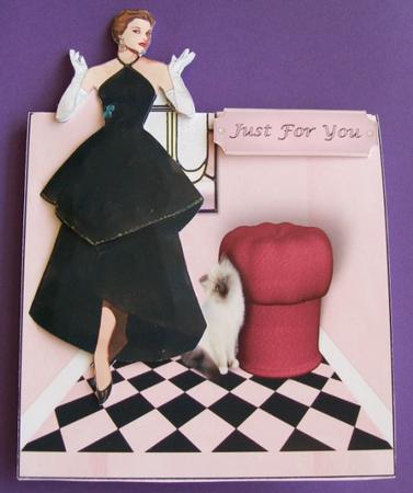 Dressed for Anything Over the Edge Card by Rae Trees