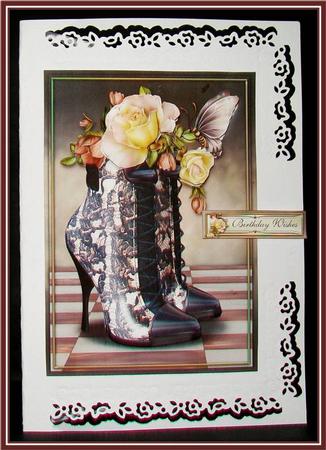 Vintage Boots & Roses Mini Kit by Rae Trees
