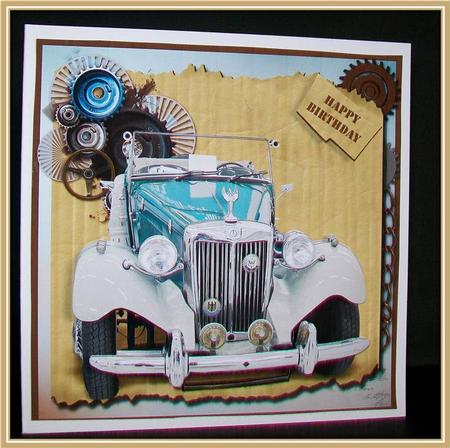 Vintage Car Male Mini Kit by Rae Trees