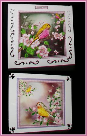 Two Little Bird Toppers by Rae Trees
