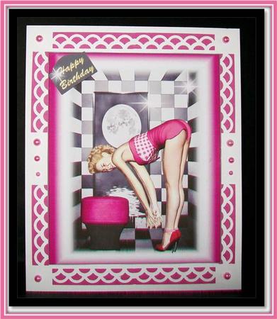 Blondes Have More Fun! 50's Pin Up Girl by Rae Trees