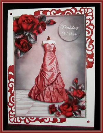 Flowing Pink Dress Mini Kit - 18, 21, Female Etc by Rae Trees