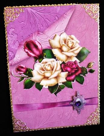 A4 Beautiful Roses by Rae Trees