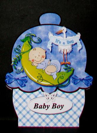 Baby Boy Cup Cake Mini Kit by Rae Trees