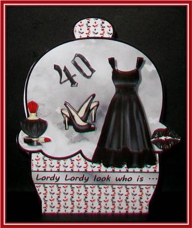 40th and 50th Ladies Birthday Cupcake Mini Kit by Rae Trees