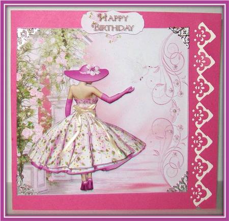 1950's Lady Pretty in Pink Mini Kit by Rae Trees