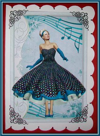 1950's Rock and Roll Beauty A4 Mini Kit by Rae Trees
