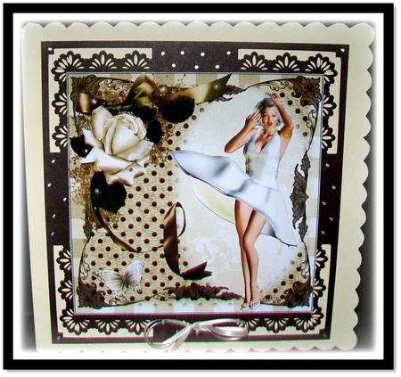 Polka Dot and Roses Marilyn Style Mini Kit by Rae Trees