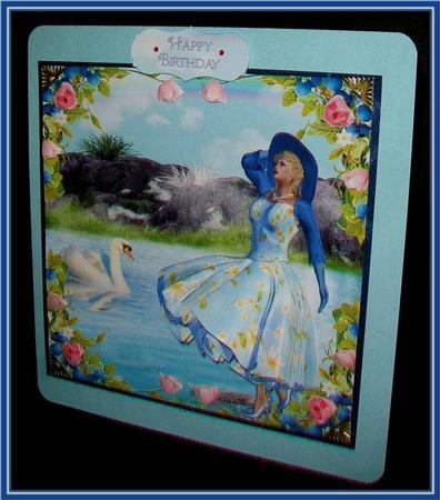 1950's Swan Lake Lady Mini Kit by Rae Trees