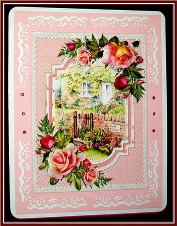 Shabby Chic Rose Cottage by Rae Trees