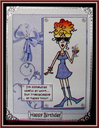 Rita and Happy Hour Quick Card by Rae Trees
