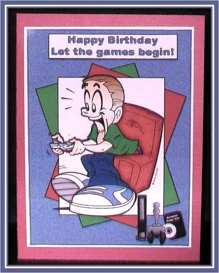 Birthday Boy Gamer by Rae Trees