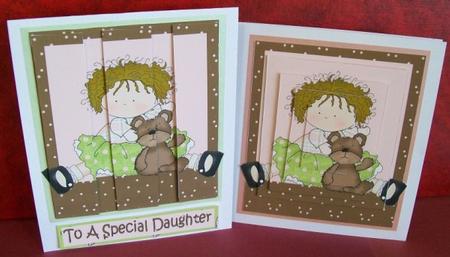 Happy Birthday Special Daughter-friend Pyramid and Stacker by Rae Trees