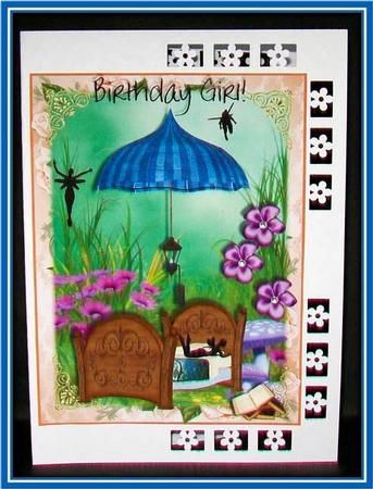 Little Girl Card 2 - 5 by Rae Trees