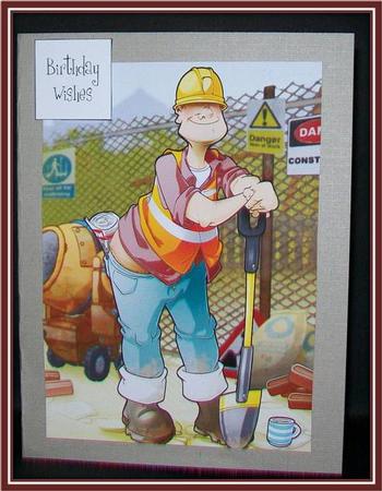 Builder Dude A4 by Rae Trees