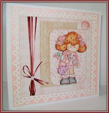 Special Birthday Girl Card with Topper by Rae Trees