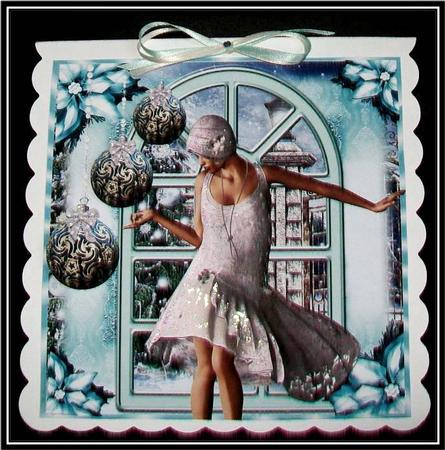 The Flapper Girl and the Christmas Window by Rae Trees