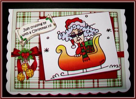 Stella's Christmas Hi Quick Card by Rae Trees