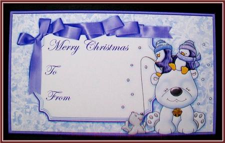 Polar Bear Fun Christmas Money Wallet by Rae Trees