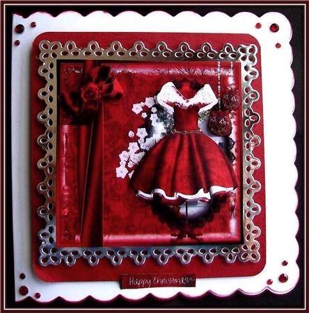 The Red Christmas Dress Topper by Rae Trees