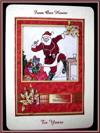Santa Rocks by Rae Trees
