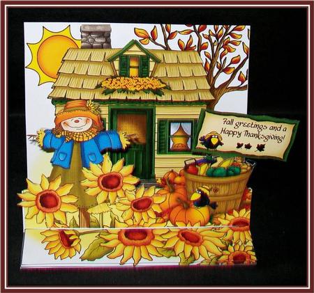 Smiling Scarecrow Easel Kit by Rae Trees