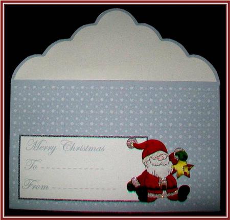 Santa Money Wallet by Rae Trees