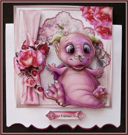 Cute Little Tickle the Dragon by Rae Trees