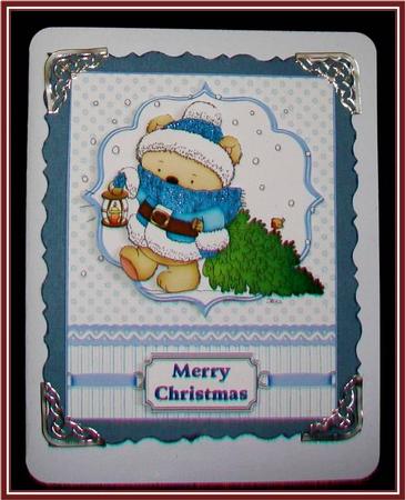 Ted's Guiding Light Blue Quick Card by Rae Trees