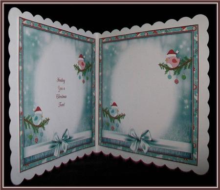 Christmas Tweets Blank Insert by Rae Trees
