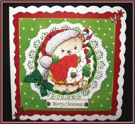 Teds Christmas Basket by Rae Trees