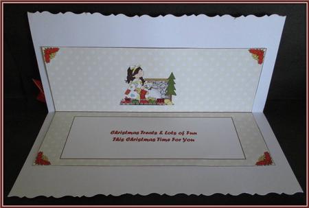Season's Greeting's Insert by Rae Trees