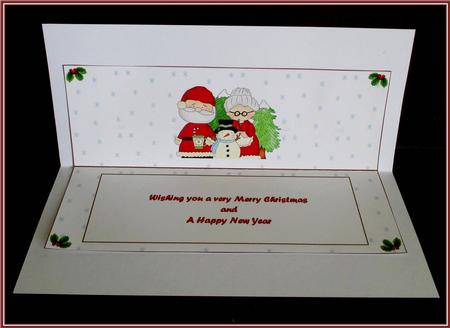 The North Pole Large Dl Insert by Rae Trees