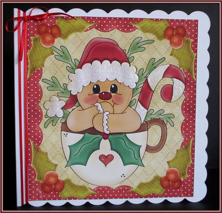 8x8 Gingerbread in Cup by Rae Trees