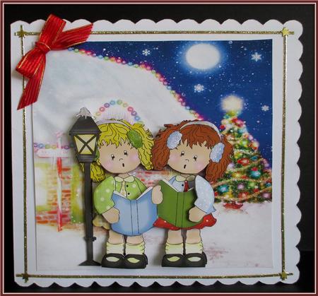 Caroling Christmas Mini Kit by Rae Trees