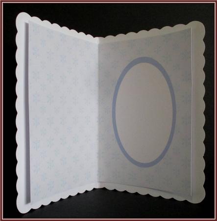 Blue on Blue Snowflakes A5 Inserts by Rae Trees