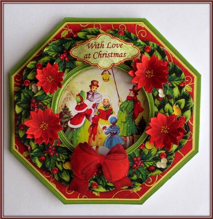 Christmas Wreath Builder Christmas Carollers Mini Kit by Rae Trees