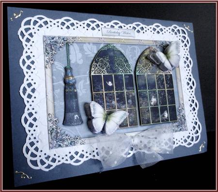 Forest Floor Double Window by Rae Trees